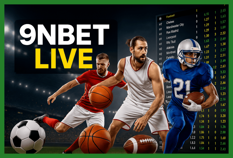 Aposte em apostas esportivas no cassino online 9NBET